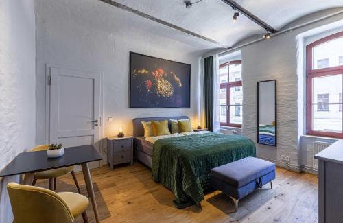 Suedvorstadt Apartamento | Loft Apartments Leipzig Loft Verde