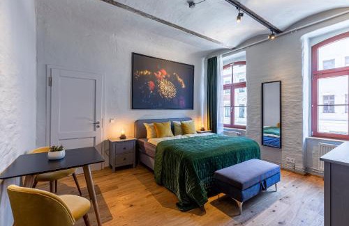 Suedvorstadt Apartamento | Loft Apartments Leipzig Loft Verde
