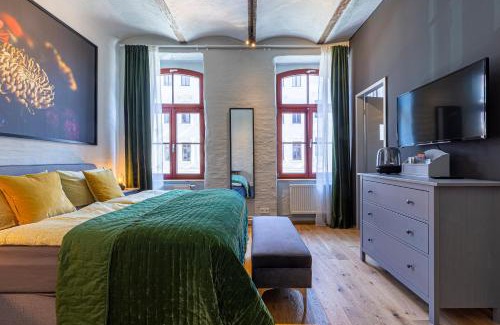 Suedvorstadt Apartamento | Loft Apartments Leipzig Loft Verde