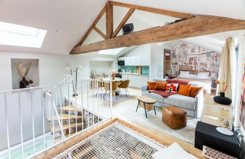 Monnieres Apartamento | Loft d'architecte jacuzzi, cinema et filet habitation