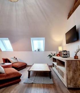 Grendelbruch Apartamento | Loft de charme pour amoureux et hammam!