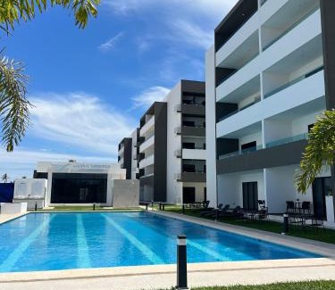 Villa Marina Apartamento | Loft de lujo con 9 albercas y vistas al campo de golf
