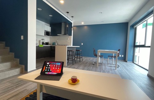 Benito Juarez Apartamento | Loft Estudio CDMX Alberca y Gym / Smart Penthouse
