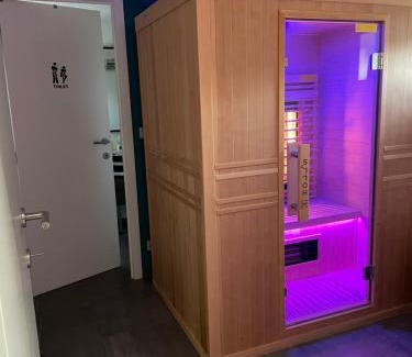 Wepion Casa | Loft exceptionnel à Wépion avec jacuzzi extérieur l été et cabine infrarouge