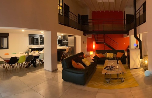 Lacaune Casa | Loft house 200 m2 14 persons +terrace panoramic mountain view