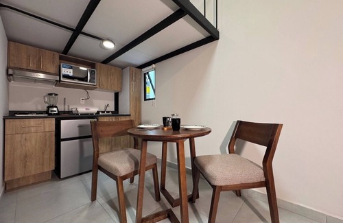 Mexico City Apartamento | Loft en Ex Fábrica de ropa