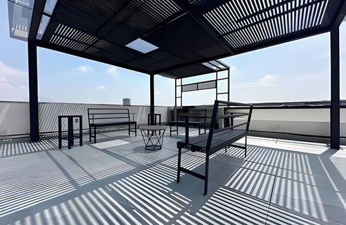 Mexico City Apartamento | Loft en Ex Fábrica de ropa