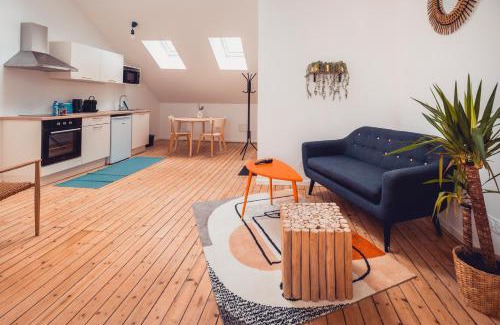 Chateauroux Apartamento | Loft lumineux très spacieux - Parking gratuit