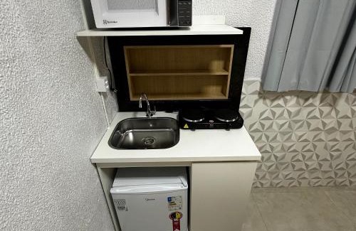 Esplanada Apartamento | Loft Lux SM 02 (Smart TV, Ar condicionado, Cozinha)