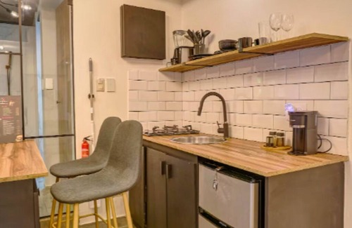 Ciudad Universitaria Apartamento | Loft minimalista con vistas al mar y bañera en Santo Domingo with AC, WiFi