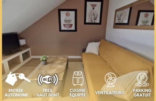 Nogent-le-Rotrou Apartamento | Loft Moderne et Rénové - Idéal Pros & Familles - 1 à 4 pers - Wifi - 5 min de la Gare
