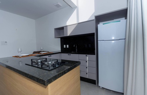 Lagoa Pequena Apartamento | Loft no Novo Campeche, Terraço com Piscina ZR2092