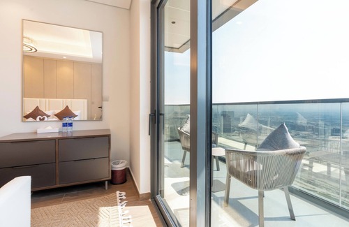 Business Bay Apartamento | Loft Premium 3B City View l King size Bed