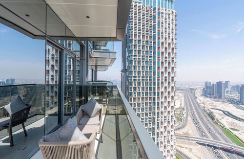 Business Bay Apartamento | Loft Premium 3B City View l King size Bed