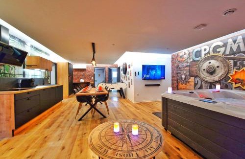 Muntzenheim Apartamento | LOFT & SPA-6 Pers-Jacuzzi-Parking-Jardin-Clim-Colmar