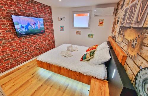 Muntzenheim Apartamento | LOFT & SPA-6 Pers-Jacuzzi-Parking-Jardin-Clim-Colmar