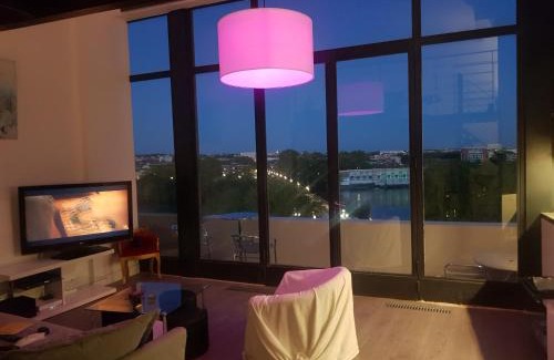 Fer a Cheval Apartamento | Loft vue fleuve Garonne parking gratuit