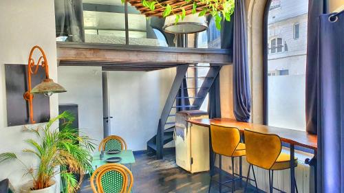 Quartier Vieux Marche-Cathedrale Apartamento | Loft Zen Rouen - Jacuzzi - Centre Historique