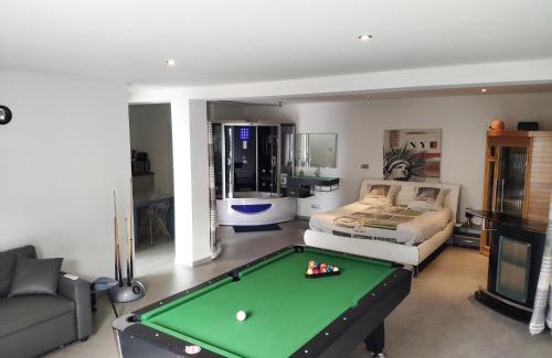 Agen Apartamento | Loft Zen SPA Balneo Parking Gratuit Sauna Hammam Billard