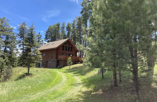 Rapid City Cabina | Log cabin nestled in ponderosa pine - 5 mi between Pactola and Sheridan Lakes