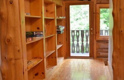 Plainfield Casa | Log House with Views of Spruce Mtn