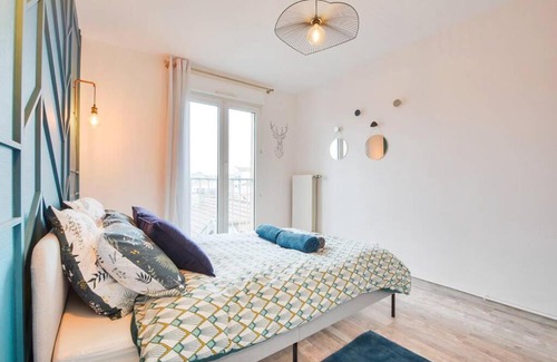 Saint-Max Apartamento | Logement avec parking privatif au pied du tram
