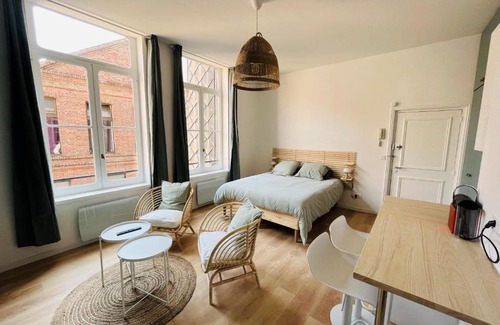 Lille Centre Ville Apartamento | Logement forte proximité Gares de Lille