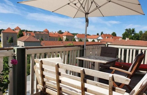Rheinsberg Condominio | LoggiaHaus am Schloss, guest room Karlsson 3rd floor (Jun-Aug minimum stay 7 nights)