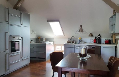 Rheinsberg Apartamento | LoggiaHaus am Schloss, 5 Ferienwohnungen, teils mit Schloss- und Seeblick