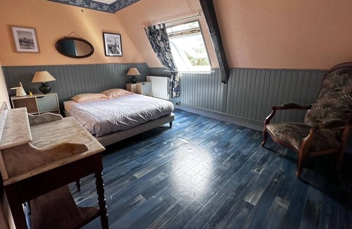 La Croix-Avranchin Cabaña | Longere avec piscine proche du Mont St Michel