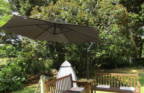 Kaipara Flats Cabina | Looking for a glamping experience with a difference? Try the Magnolia Room.