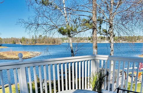 West Branch Cabaña | Loon Lookout has its own beach and is on a private lake in West Branch, MI