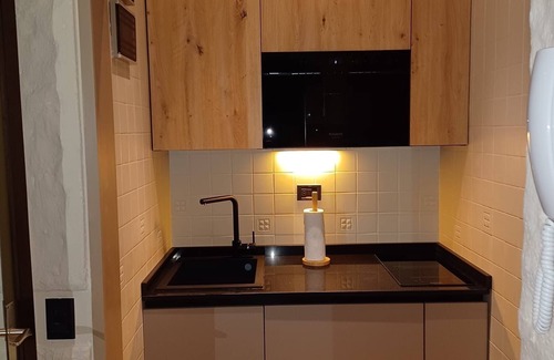 San Martino di Castrozza Apartamento | Lovely studio apartment with mountain view