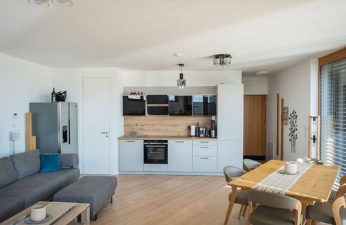 Neusiedl am See Apartamento | Bonito apartamento con WIFI, A/C, jacuzzi, TV, terraza y aparcamiento