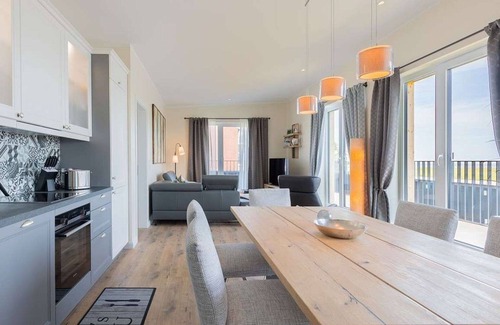 Nordstrand Apartamento | Acogedor apartamento para 4 personas con WIFI, TV, terraza, mascotas permitida y aparcamiento