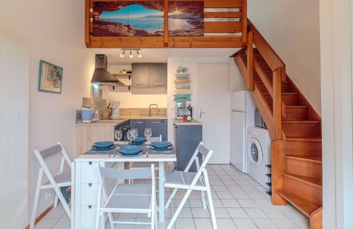 Saint-Palais-sur-Mer Apartamento | Acogedor apartamento con piscina, WIFI, TV, terraza, mascotas permitida y aparcamiento