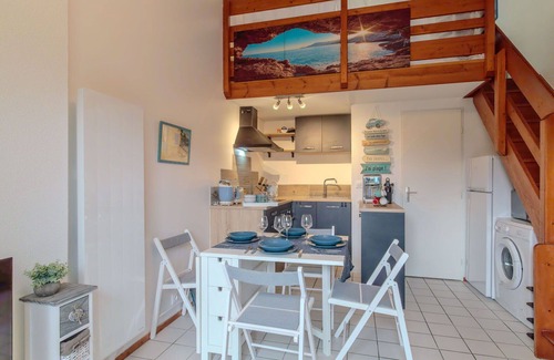 Saint-Palais-sur-Mer Apartamento | Acogedor apartamento con piscina, WIFI, TV, terraza, mascotas permitida y aparcamiento