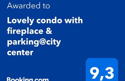 Drammen Apartamento | Lovely condo with fireplace & parking@city center