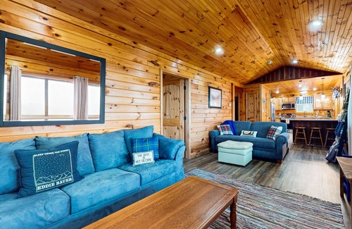 Tazewell Cabina | Lovely dog-friendly cabin overlooking the river w/kids games, Wi-Fi