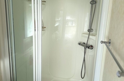 Towyn Casa | lovely family caravan well equipped near all amenaties TV in lounge