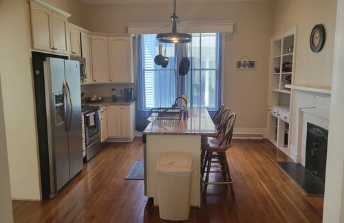 Lumberton Casa | Lovely fenced and gated 3-bed/2 bath home on beautiful Elm lined Main Street.