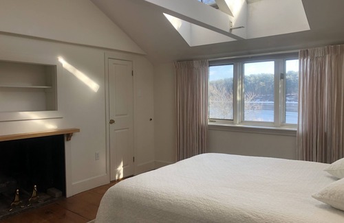 Amesbury Casa | lovely riverfront home with private dock/boathouse on the banks of the merrimack