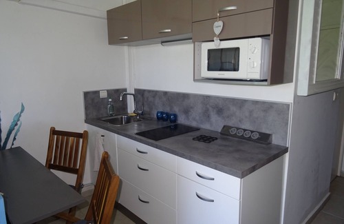 Pointe de la verdure Apartamento | Lovely Studio, sea view and beach access 50 m'away