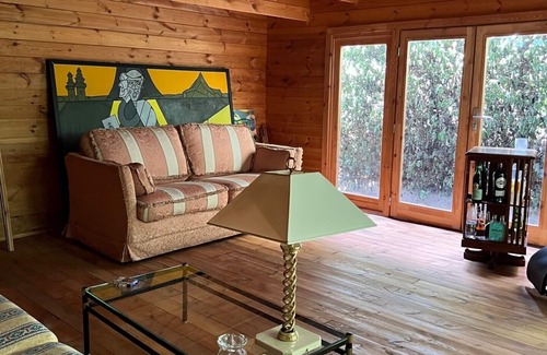 San Martino in Rio Cabaña | Lovely wooden accommodation surrounded by greenery