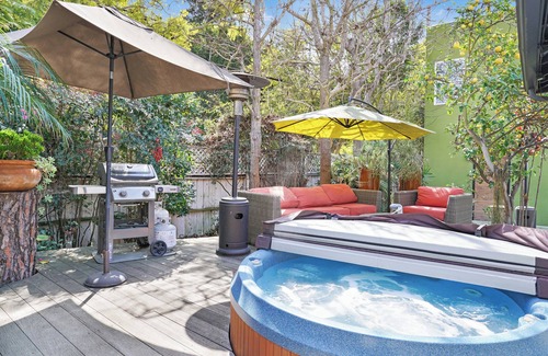 Del Rey Cabaña | Lovley privada Hideaway Cottage romántica o de negocios - Cerca de la playa, Películas y Ent.