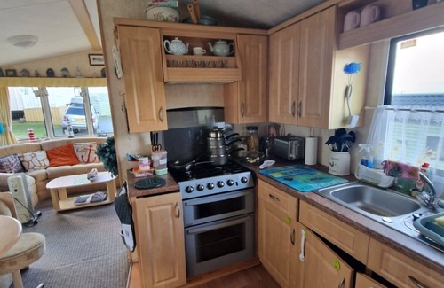 Aberystwyth Chalet De Esquí | Lovley Sea Viev 2 Bedroom Caravan in Clarach Bay