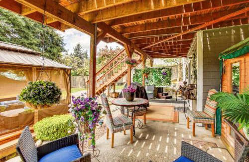 Graham Apartamento | Lower-Level Apt with Hot Tub and Sauna in Graham!