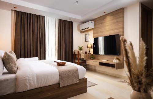 Vasundhara Apartamento | Lumi Stays- Luxurious Studio Apartment