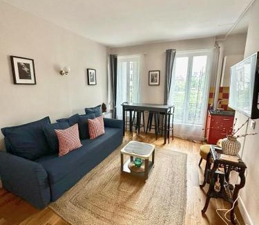 Suresnes Apartamento | Lumineux & cosy accès Paris Versailles La Défense