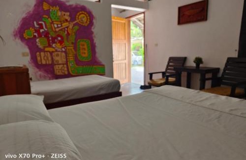 Mahahual Cabina | Lunazul Eco-Cabaña Frente al Mar